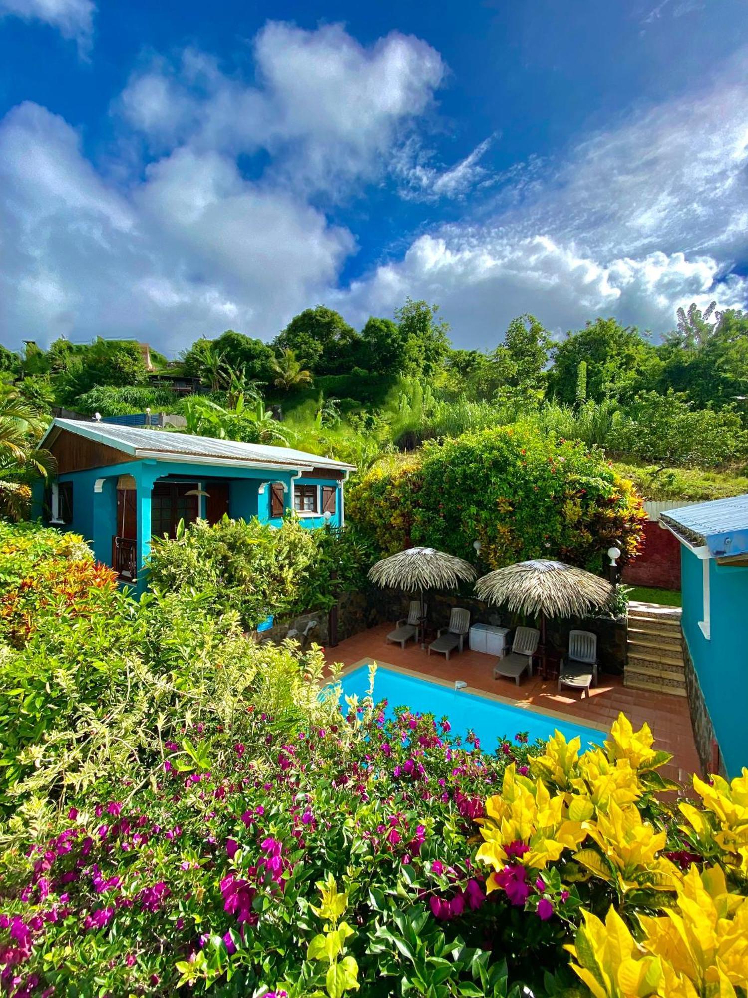 Les Villas Pameyaque 2 F2 Avec 1 Piscine Et 1 F3 Avec 1 Piscine, Superbe Vue Sur La Mer Riviere-Salee 外观 照片